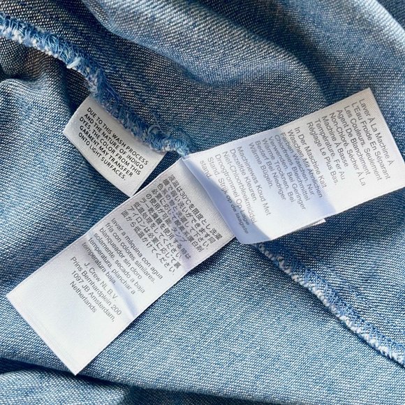 J Crew Denim Shirtdress With Tie belt - Picture 11 of 16